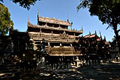 Myanmar - Mandalay, Shwenandaw Kyaung (the Golden Palace) a wonderful example of the Burmese unique teak architecture and wood-carving art. 